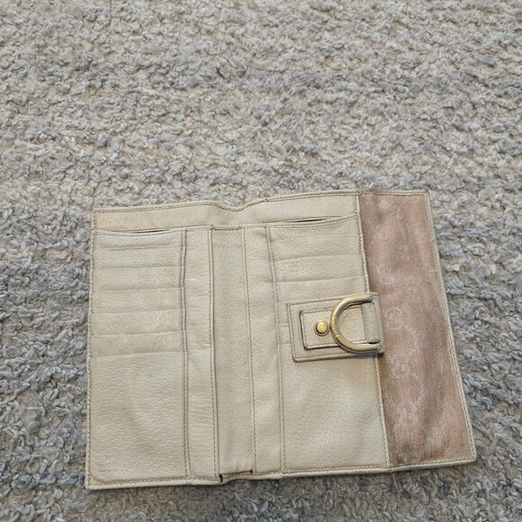 Vintage Gucci Bifold Wallet Canvas  Authentic Pink - Picture 12 of 15